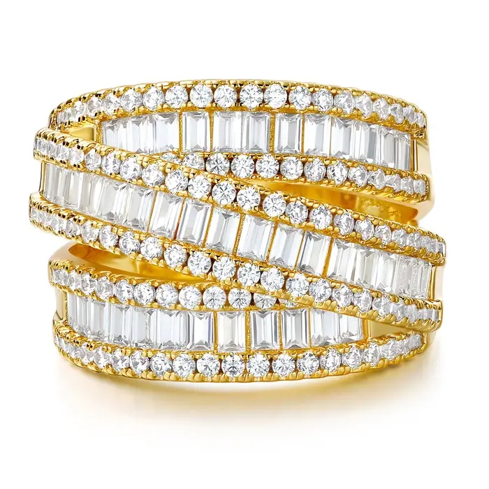 Bague en saphir et diamant précieux en or blanc pour femme