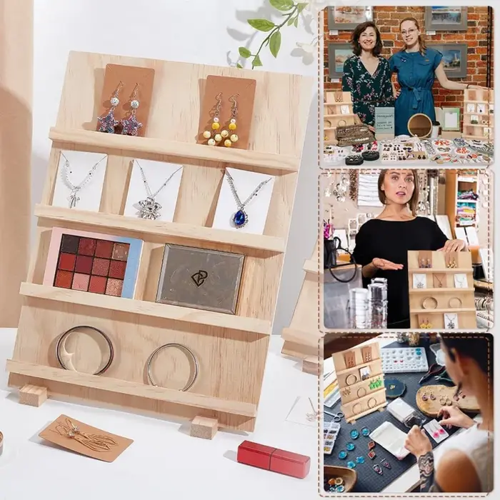 Présentoir à bijoux en bois