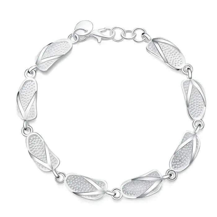 Bracelet chaîne en argent Sterling 925 pour femmes