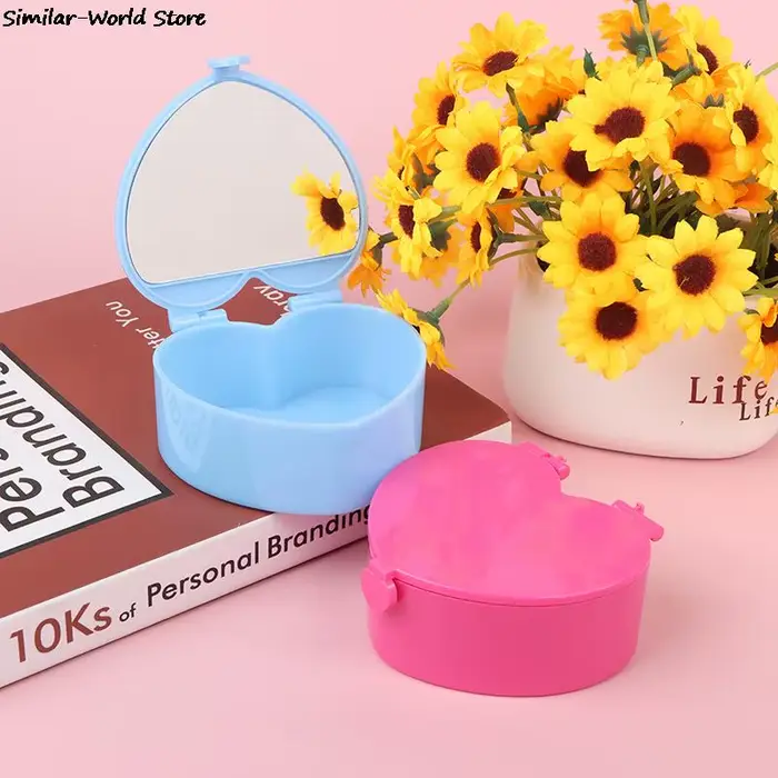 Boîte à Bijoux en Forme de Cœur Rose pour Fille