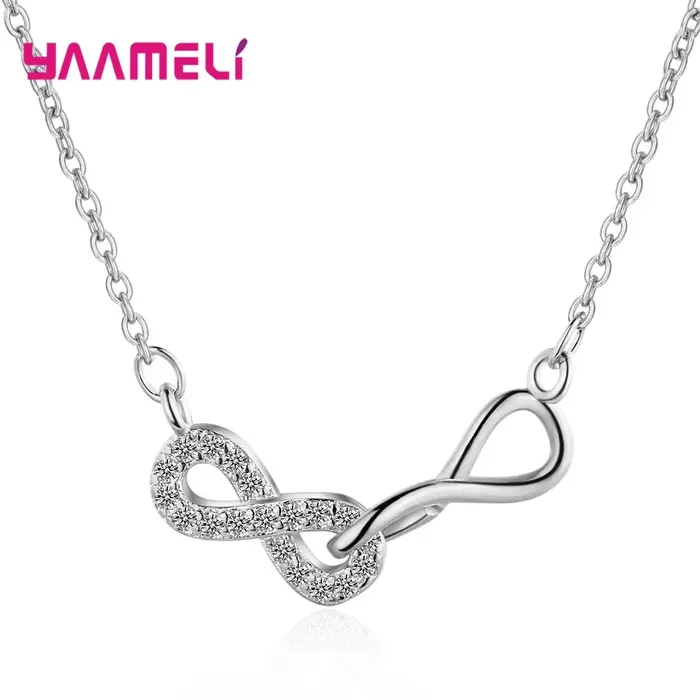 Extron Love-Collier ras du cou en argent regardé 925 pour femme