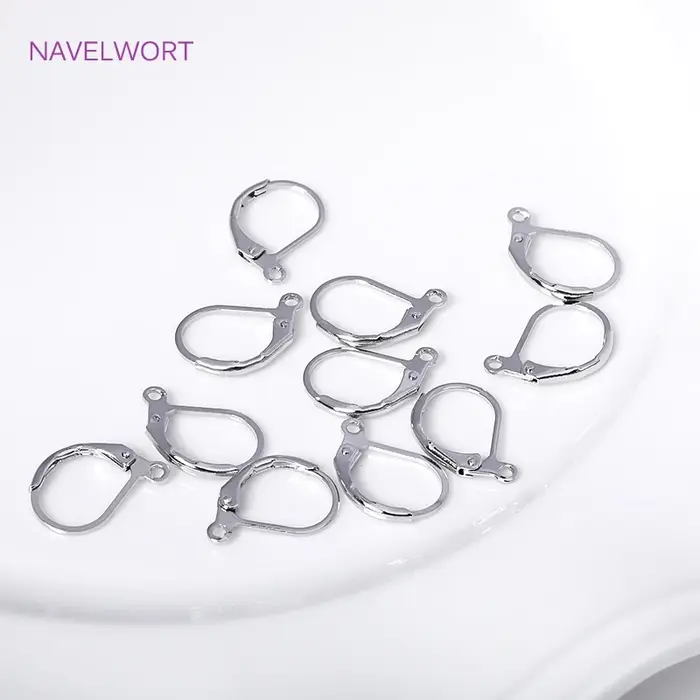 Boucles d'oreilles françaises à levier arrière plaquées or 18 carats pour bijoux personnalisés en argent sterling à offrir pour femmes occassions spéciales
