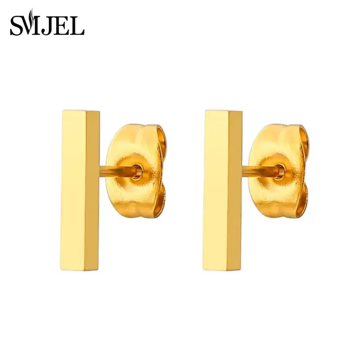SMJEL Nouveauté 2026 Boucles d'oreilles simples en T pour femmes