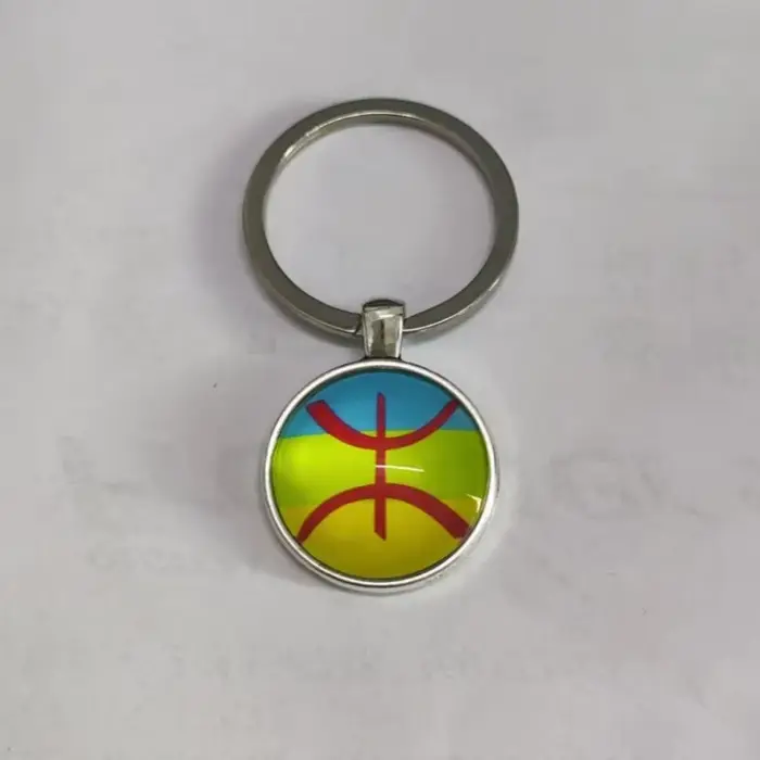 Bracelet drapeau berbère d'amour, breloque faite à la main, paracorde, pour femmes et hommes, bijoux