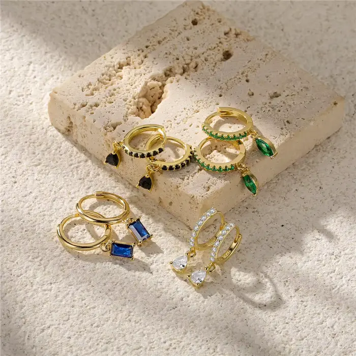 BOAKO cerceaux Piercing 925 boucles d'oreilles en argent Sterling