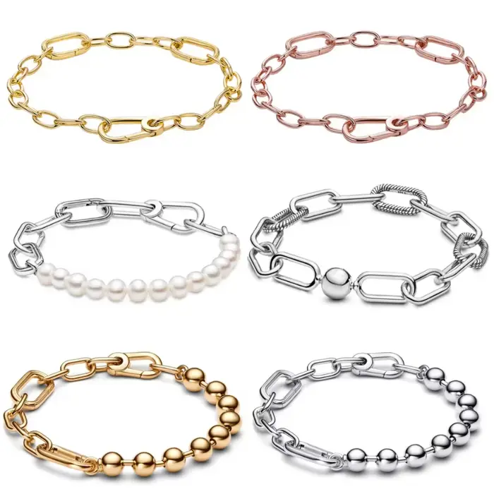 925 argent Sterling Original moi Bracelet ajustement marque moi perles breloque mode