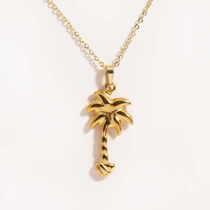 Collier en acier inoxydable avec pendentif naturel pour femmes occasions spéciales élégantes soirée chic soirée de charité cadeau surprise
