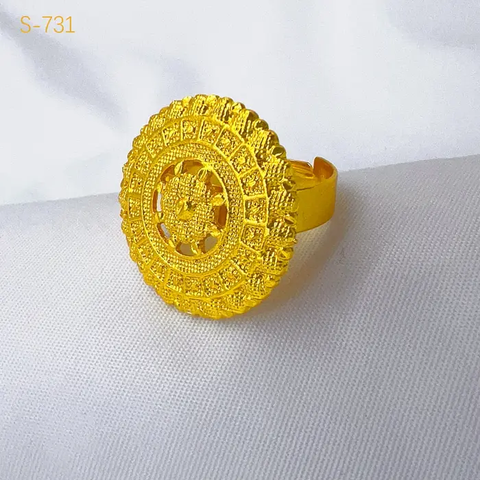 Ensemble de bijoux plaqué or 24 carats pour femmes