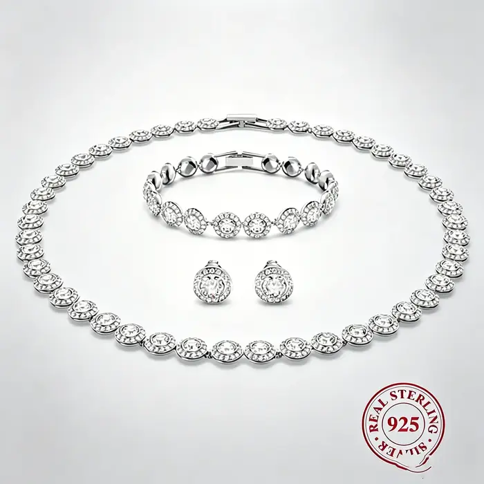 Ensemble de bijoux élégant en pierres précieuses pour femmes occasions spéciales mariage soirées