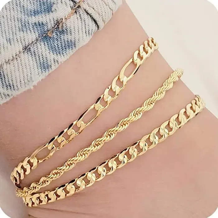 Bracelets de cheville imperméables pour femmes et filles