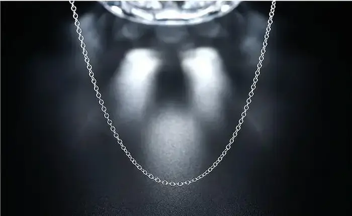 Promotion 10 pièces/lot! Collier en argent sterling 925