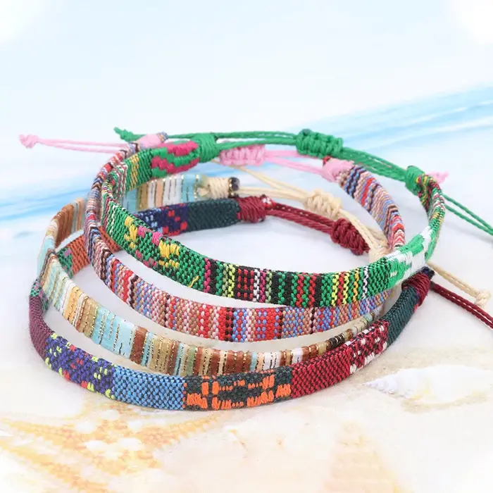 Bracelet ethnique tissé du népal