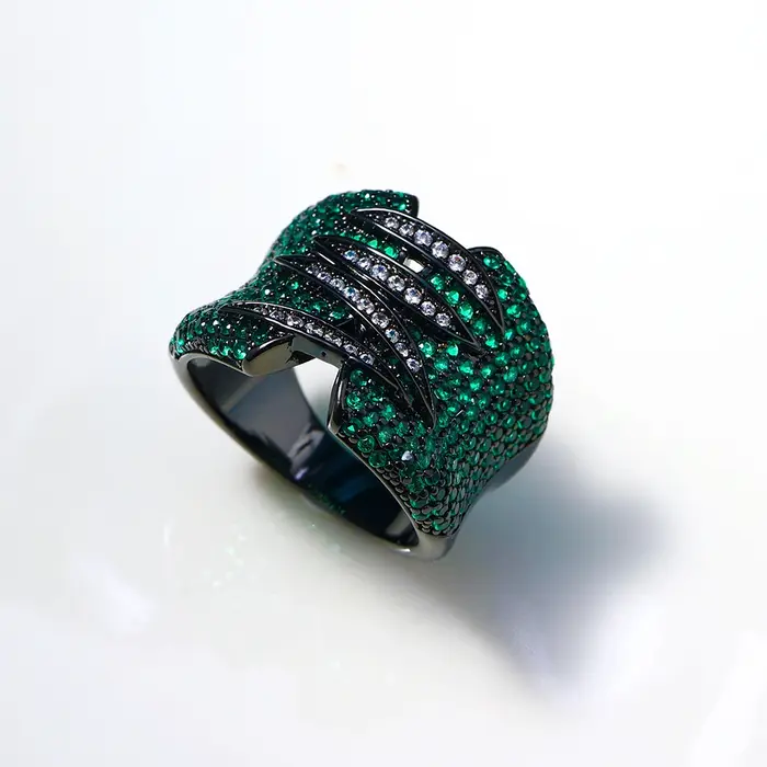 Bague empilable de luxe Monaco Design pour femme