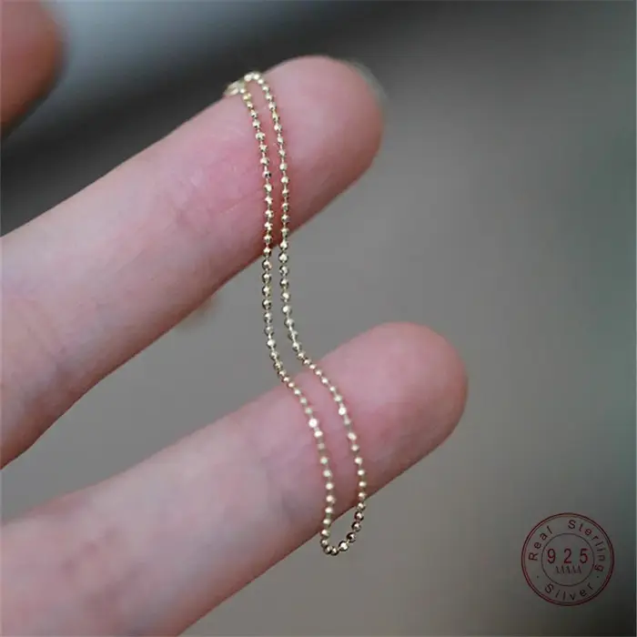 Bracelets en argent Sterling 925 plaqué or 14K