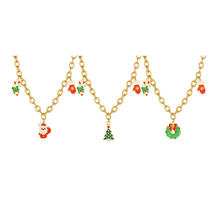 Collier minimaliste en forme de goutte d'eau creuse