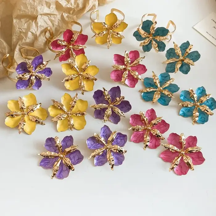 Boucles d'oreilles pendantes Minar