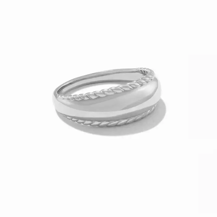 Ug LAOPA-Bague Boston avanten argent regardé 925 et or, bijoux de luxe définis, bijoux fins à vis, b