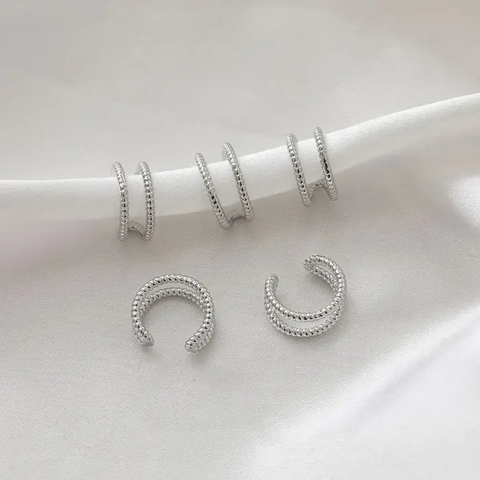 Réinitialisation d'oreille indolore plaqué or 14 carats