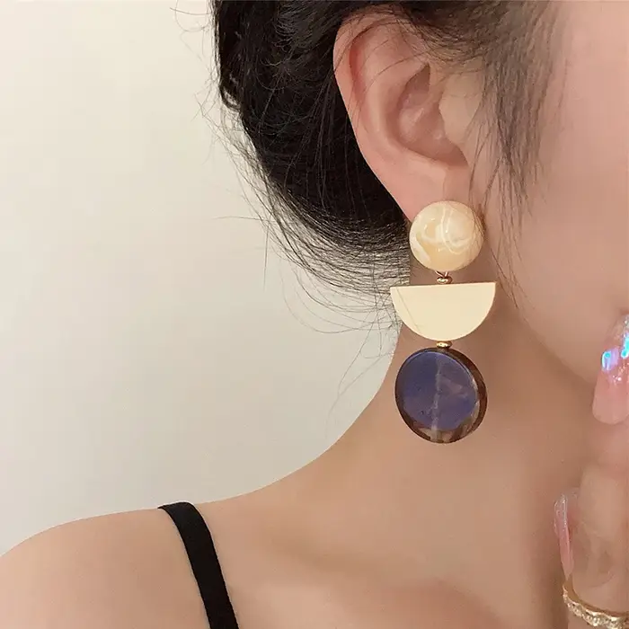 Boucles d'oreilles en bois pour femmes