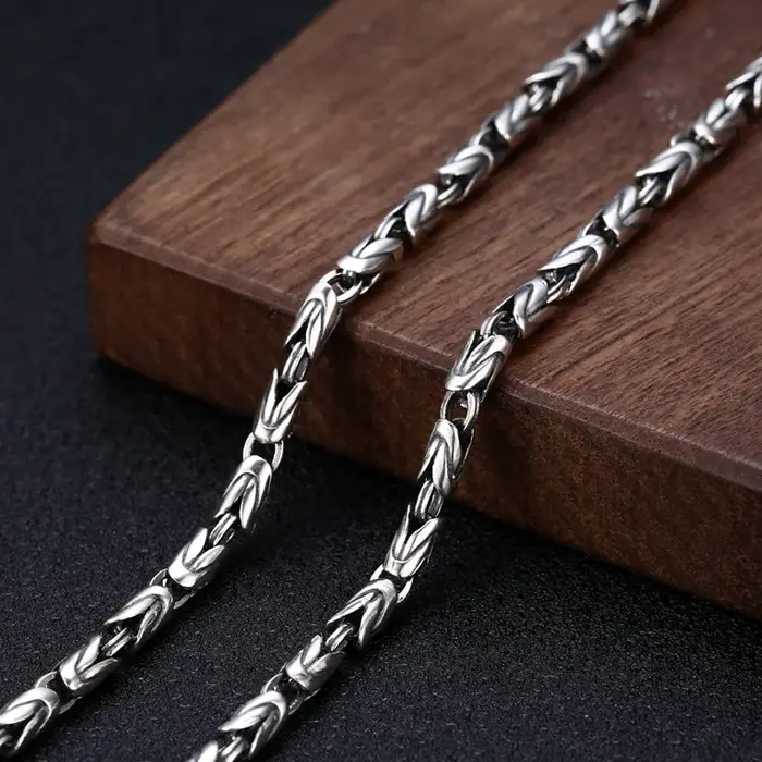 Nouvelle mode 2026 Collier 100% Argent Sterling S925 6MM pour Hommes et Femmes