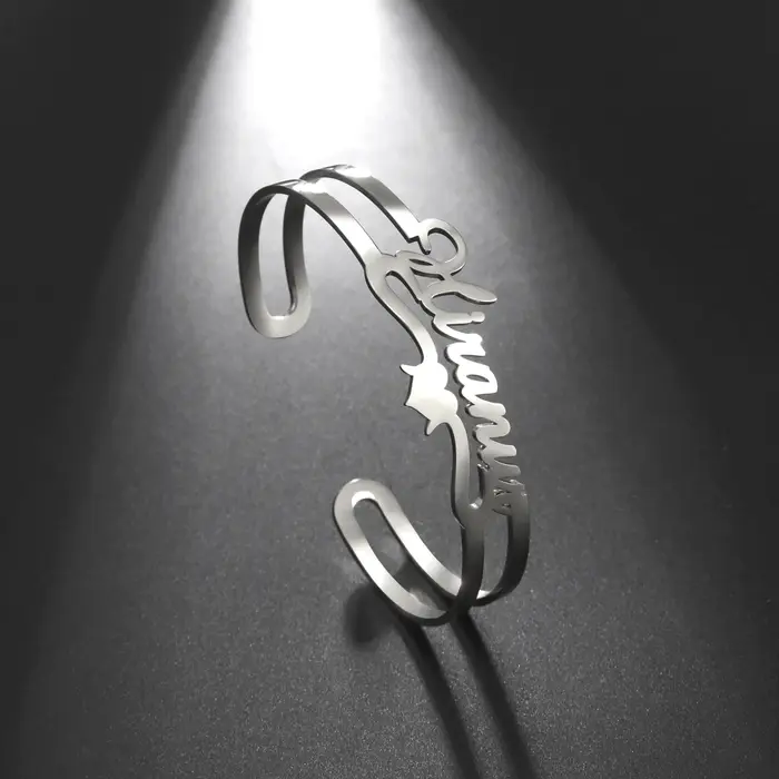 Bracelet personnalisé avec nom, bracelet de famille, cadeau pour homme, père, femme, couple, ami, bi