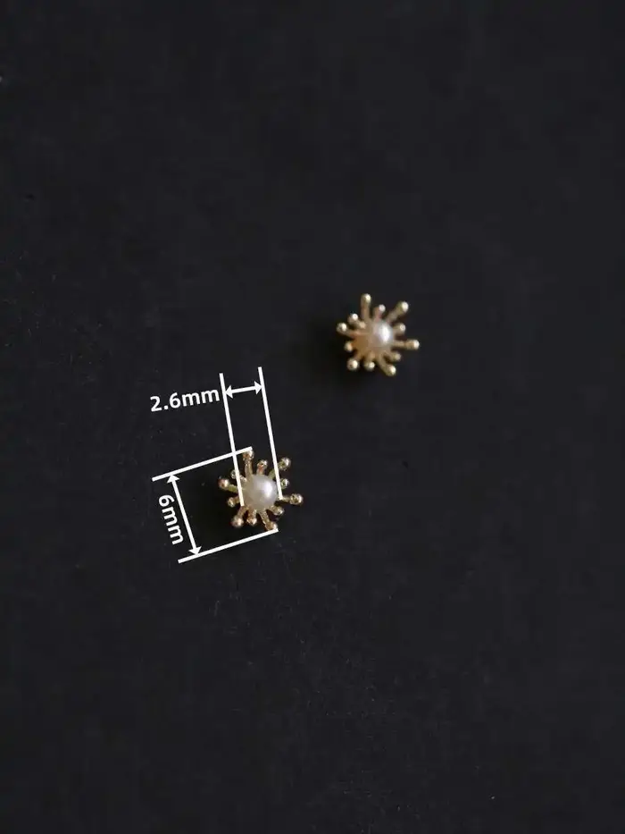 GOLDtutu Ture – boucles d'oreilles en or 9k pour femmes