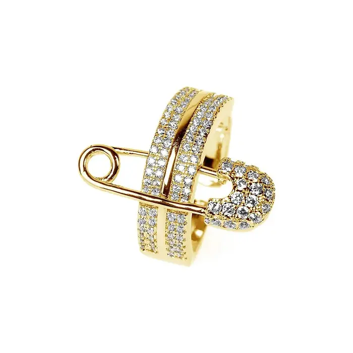 Bague de créateur à trois couches pour femmes