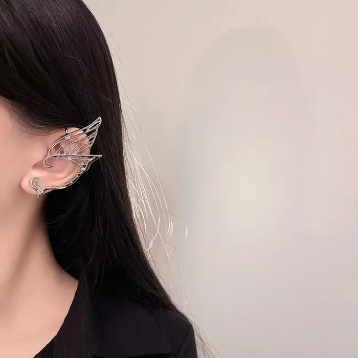 Clip d'oreille elfe couleur or Antique