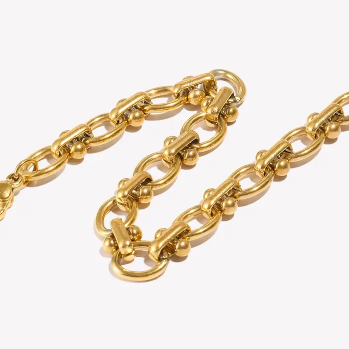 Bracelet en acier inoxydable 316L fleur ovale hypoallergénique pour femmes élégantes et occasions spéciales