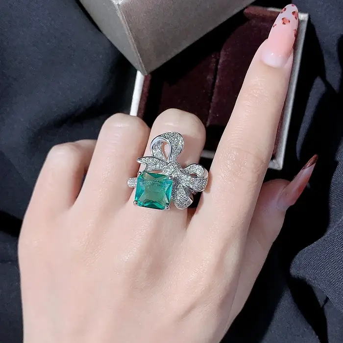 Bague AAAA en diamant pour femmes