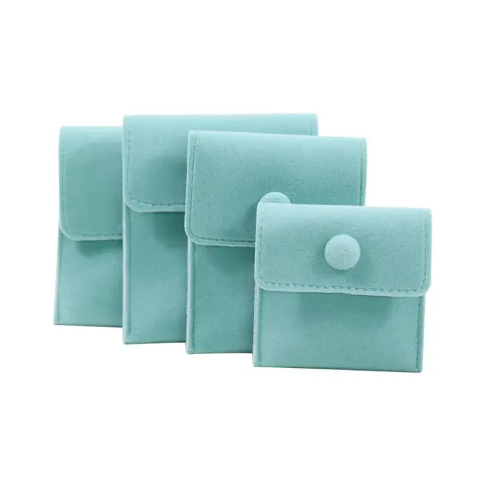 Pochette à bijoux en velours doux