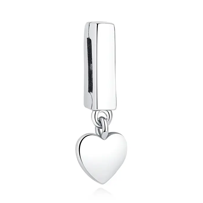 Nouveau Original 925 Bracelets en argent breloques amour coeur lettre A-Z pince breloque ajustement 