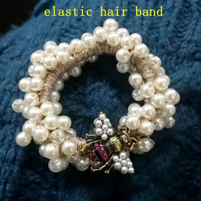 Bracelet d'abeille en perles élastiques fait à la main, bijoux de luxe pour femmes, cadeau de fête