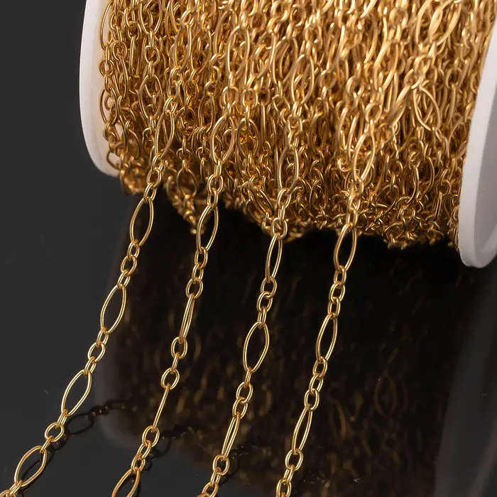 Collier en acier inoxydable de 1 mètre pour femmes bracelets artisanat bijoux accessoires matériaux polyvalents