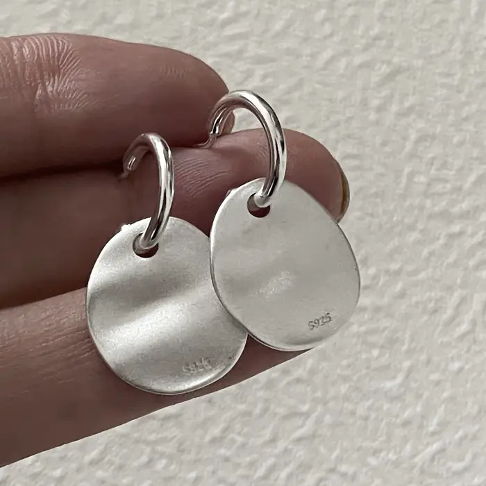 BF CLUB – boucles d'oreilles en argent Sterling 925 pour femmes