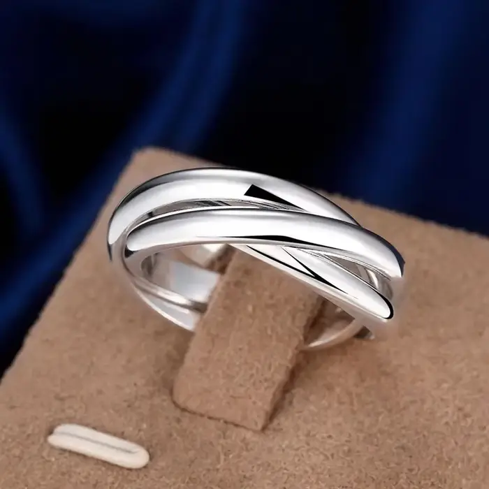 Bagues en argent Sterling 925 pour femmes, belle breloque de mariage, à la mode, bijoux, cadeau d'am