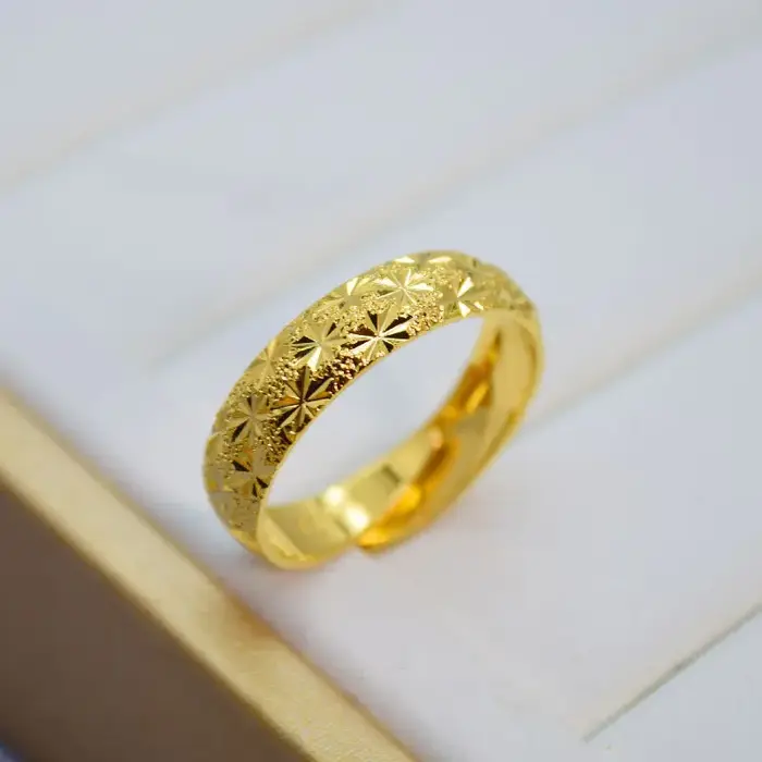 Bague en or 14K pour femmes mariage engagement cadeau occasion spéciale gypsophila luxe prestige elegance quotidien anniversaire ajustable certificat