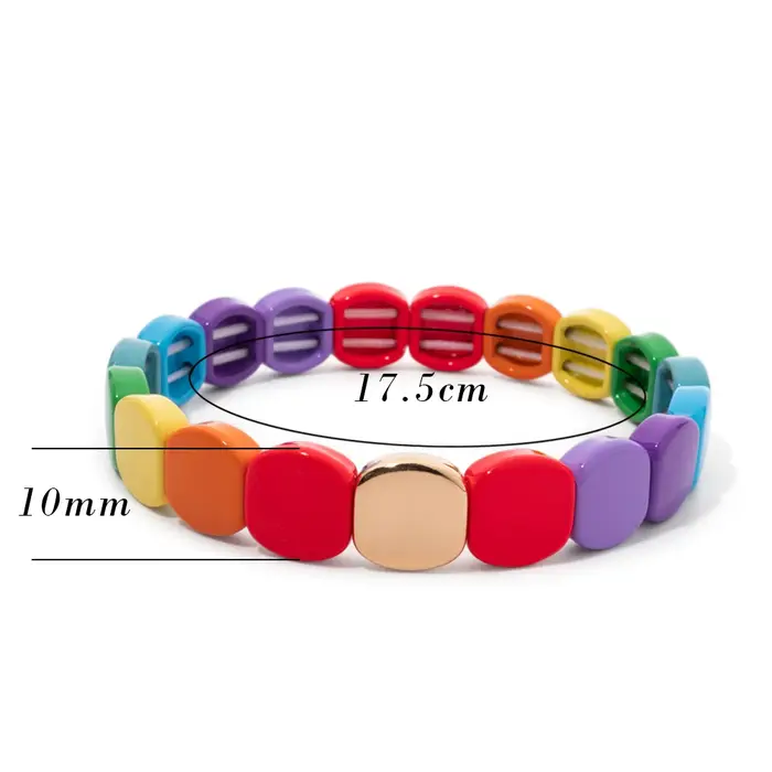 Bracelets en émail d'automne pour femme