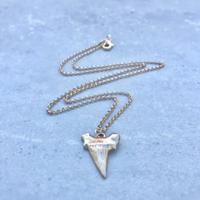 Collier pendentif en forme de dent de requin pour hommes et femmes, personnalité exagérée, accessoir