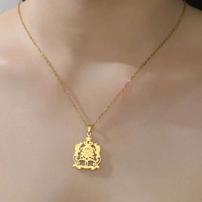 Hipee Maroc pendentif collier