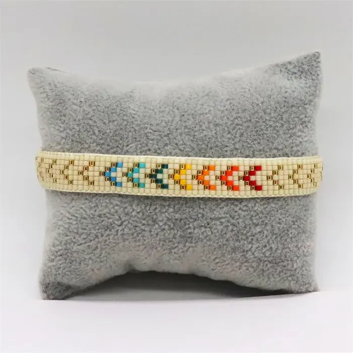 ZHONGVI arc-en-ciel coeur Bracelet pour fille enfants Pulseras Mujer Moda Miyuki Bracelets pour femm