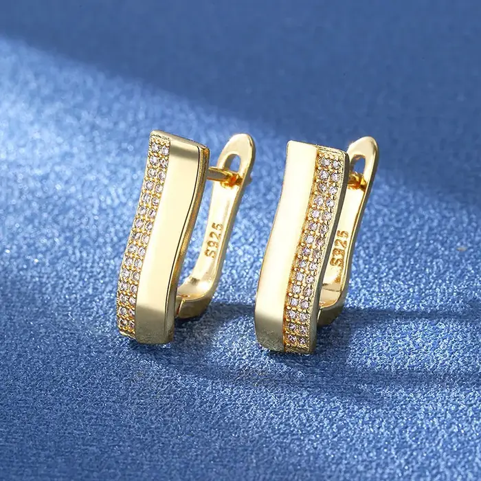 Boucles d'oreilles en argent Sterling 925 et zircone, petit cerceau pour filles et femmes, beaux Aro