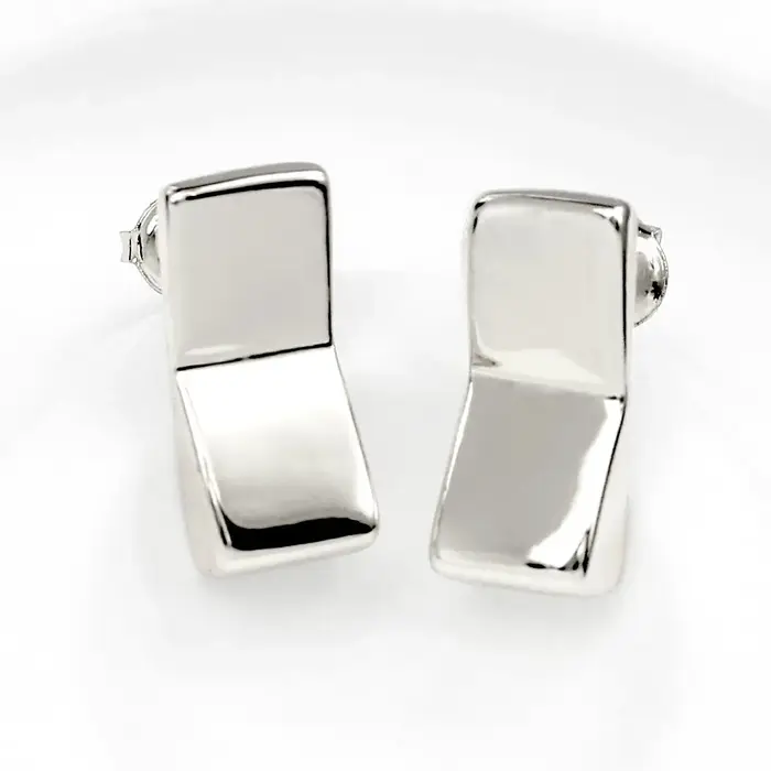 Boucles d'oreilles géométriques en Zircon pour femmes