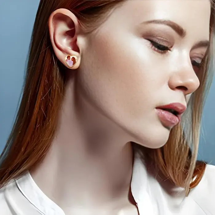 Boucles d'oreilles photo personnalisées pour femmes