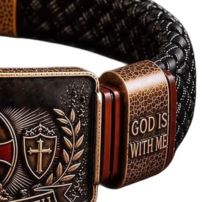 Bracelet religieux chrétien inspirant, réglable et confortable, cadeau pour la Saint-Valentin, un anniversaire ou une remise de diplôme