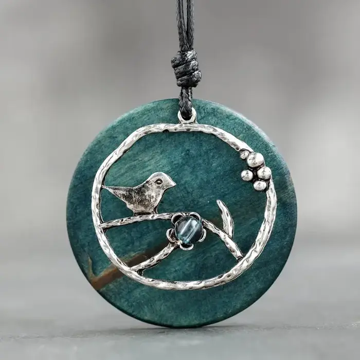 Grand Collier rond Long avec pendentif pour femme, chaîne de chandail, accessoires de Costume, bijou
