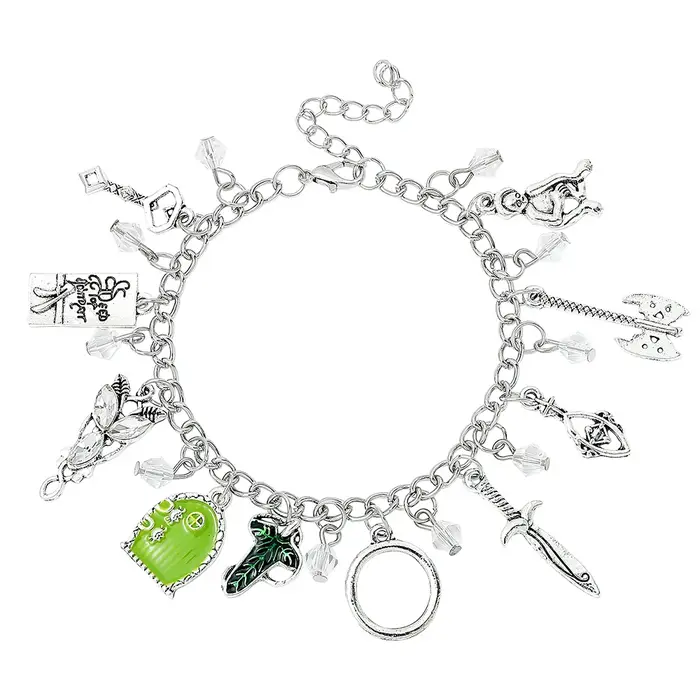 Arwen Charms Bracelet pour homme et femme, Seigneur des elfes, Cuir chevelu elfique, Princesse Arago