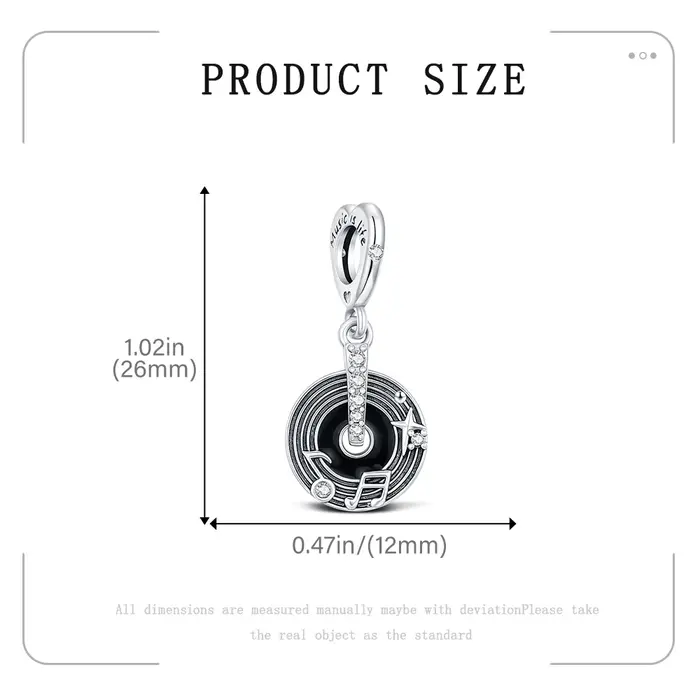 Porte-bonheur en argent Sterling 925