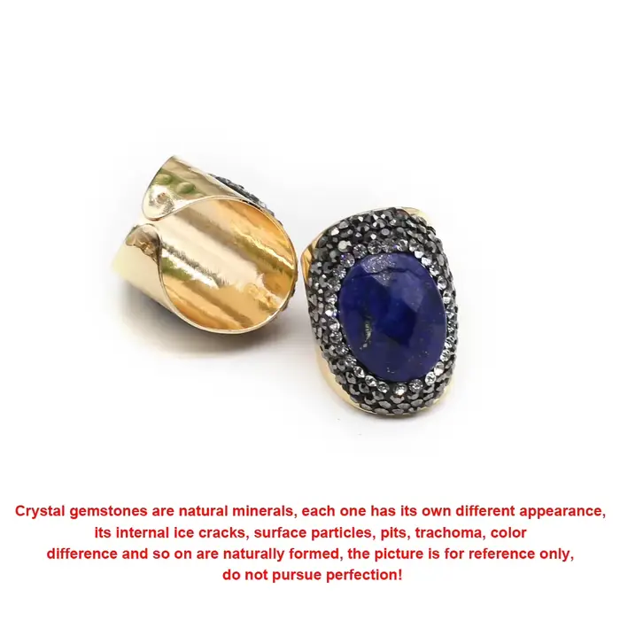 Bague en pierre naturelle pour femmes