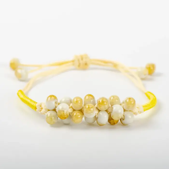 Bracelets faits à la main avec perles en céramique pour femmes, style ethnique Boho, bijoux DIY # GY